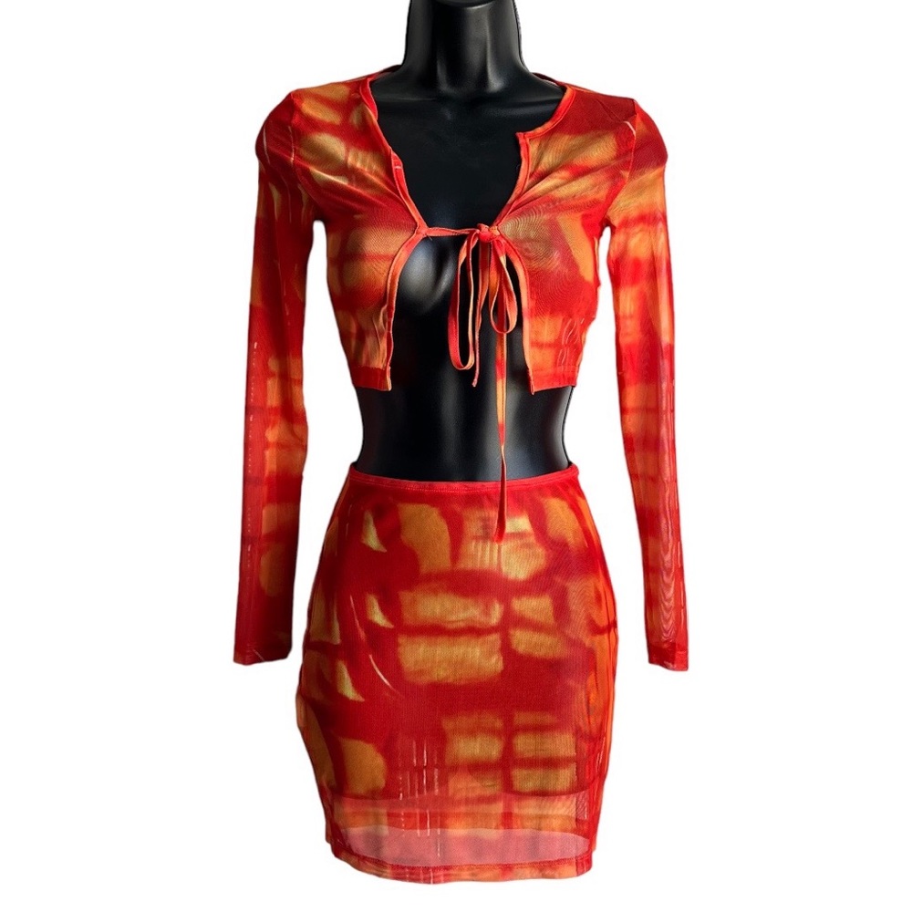 Fire Mesh Swim Cover Up Set Size XS NWT